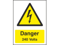 Danger 240 Volts - Portrait